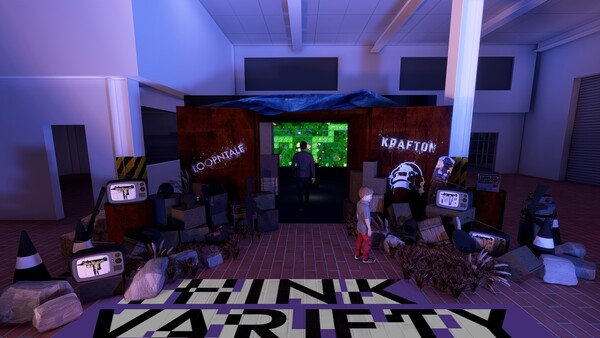 아티스트 룹앤테일과 협업한 디지털 작품 '씽크 버라이어티 어드벤처'