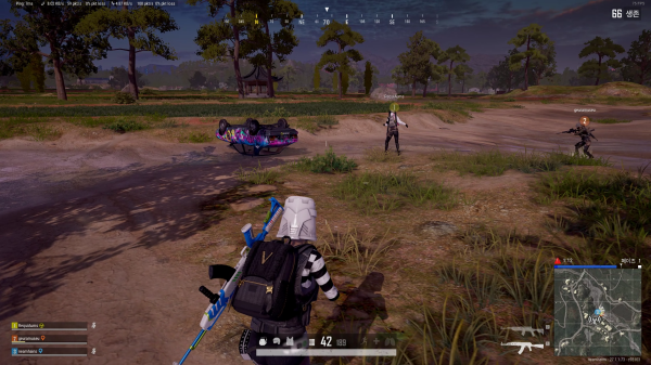 - 김영찬 기자가 차를 뒤집었습니다...