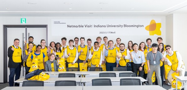 넷마블문화재단은 지난해 5월 美 인디아나대 학생을 대상으로 한 ‘견학프로그램’도 진행했다.