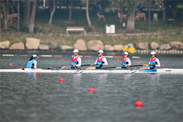 넷마블조정산수단이 지난해 10월 항저우 장애인아시안게임에서 역주하고 있다.