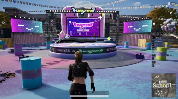 - 태이고 맵에 준비된 야외 스테이지