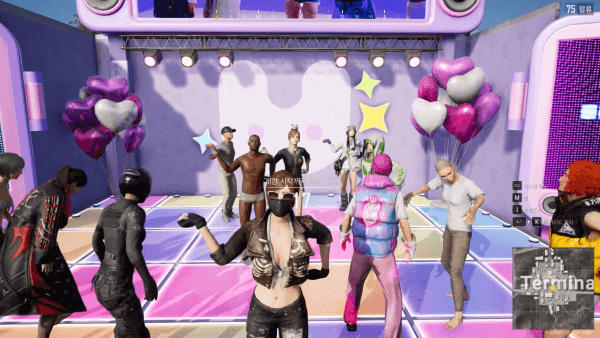 - 이모트 팩을 보유한 유저가 있으면 함께 춤출 수 있다