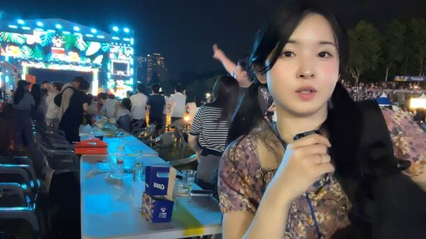 2024 대구 치맥페스티벌 현장을 찾은 스트리머 레이짱