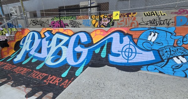 - 스케이트보드장이 배그 감성으로 꾸며졌다 "행사 전에 방문해 감상하는 팬들이 있을 정도로 고퀄리티"