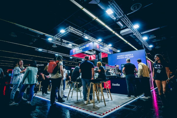 독일 게임스컴 엑솔라 부스. 사진=엑솔라