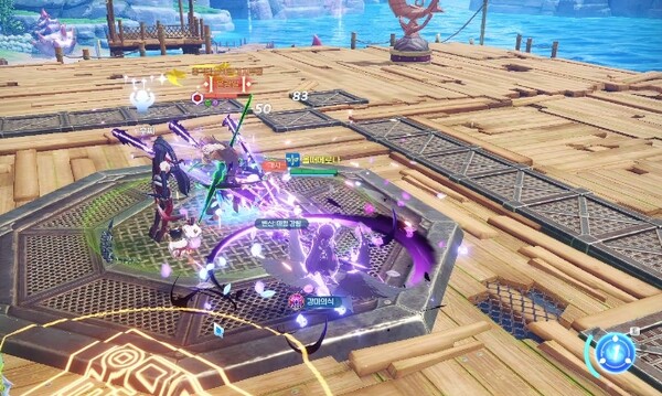 - 강마 의식으로 강화된 련의 일반 공격