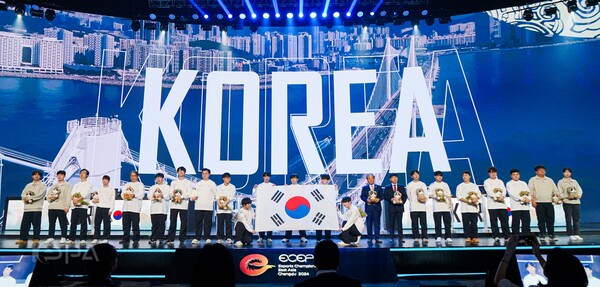 2024 한중일 이스포츠 대회에 참가한 대한민국 선수단