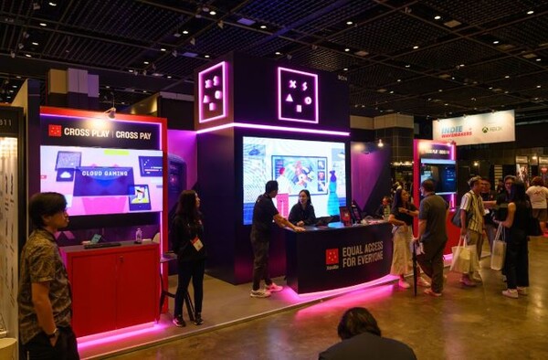 싱가포르 게임스컴 아시아 2024에 참석한 엑솔라. 사진=엑솔라