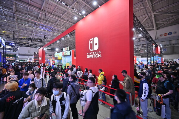 닌텐도 스위치 부스. 사진=TGS