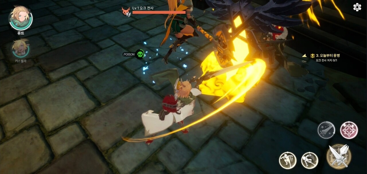 - 전투와 퍼즐은 합격점이다