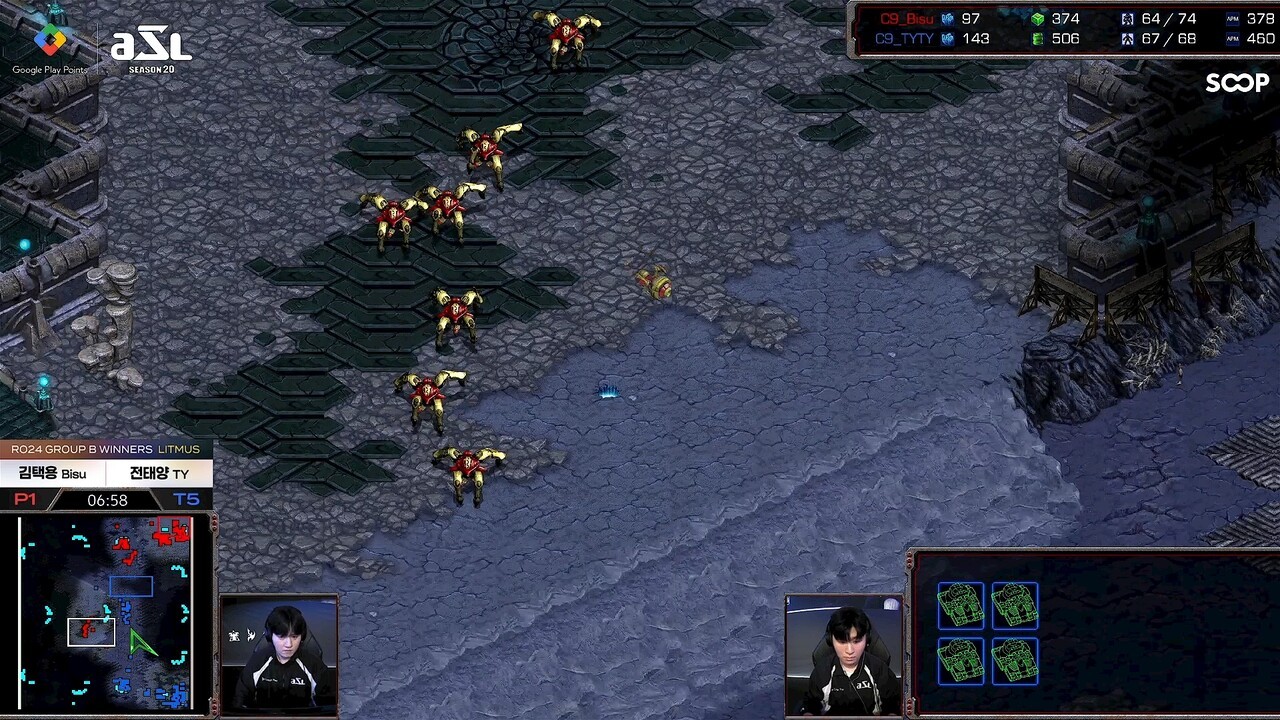 - 정확한 판단력으로 승리를 쟁취한 김택용