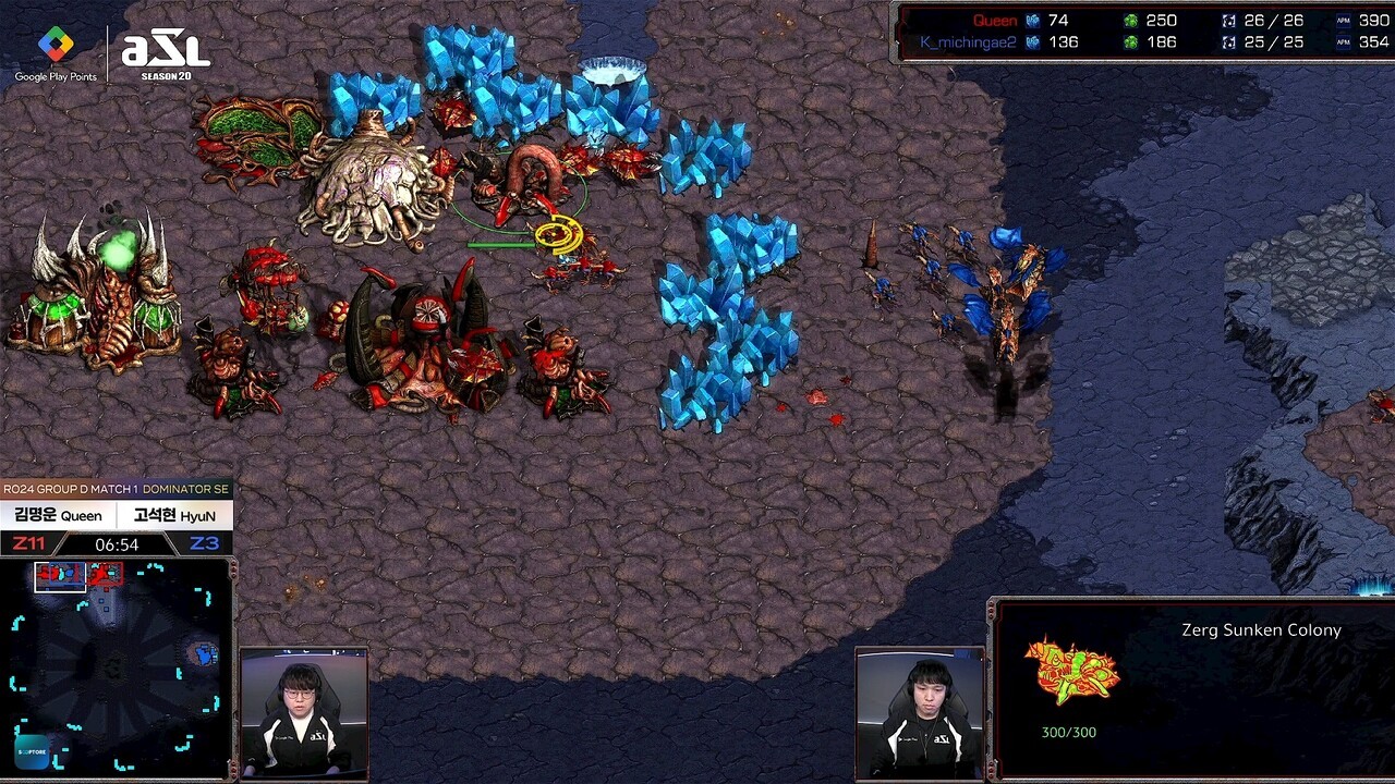 - 고석현을 고립시킨 김명운의 탄탄한 수비벽