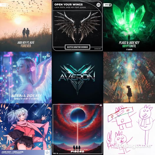 제이드 키가 2024년에 발매한 작품들.  2018년 데뷔 이후, 벌써 83곡의 오리지널 곡을 발매했다. 사진=류기덕