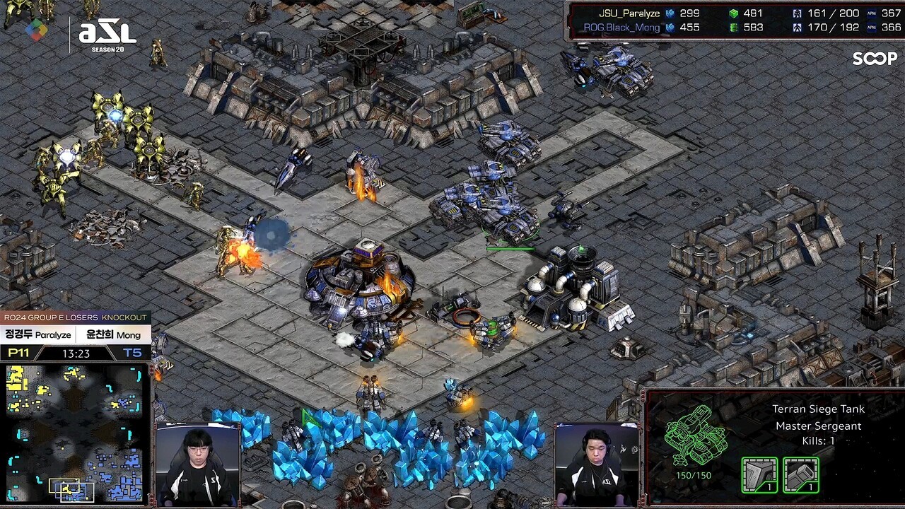 - 반반 싸움으로 유도한 윤찬희의 전략이 성공적으로 적중했다