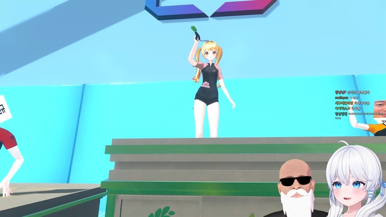 - 29초 역대급 기록으로 수영 금메달을 차지한 쿠루 [출처: 고세구 방송]