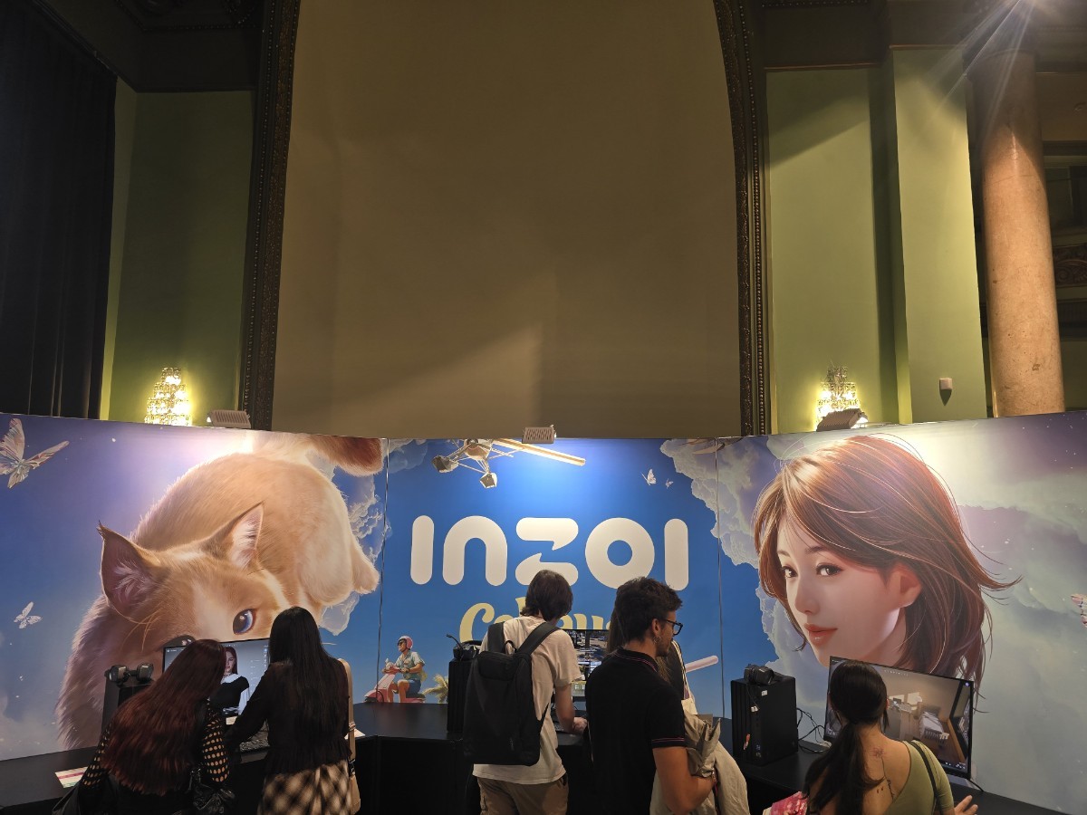 크래프톤의 게임 '인조이' 부스. 사진=이선진