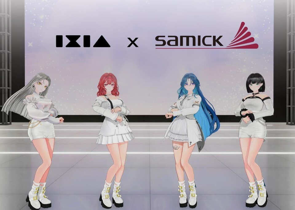 버추얼 걸그룹 아이시아(IXIA). 사진=메가메타 엔터테인먼트