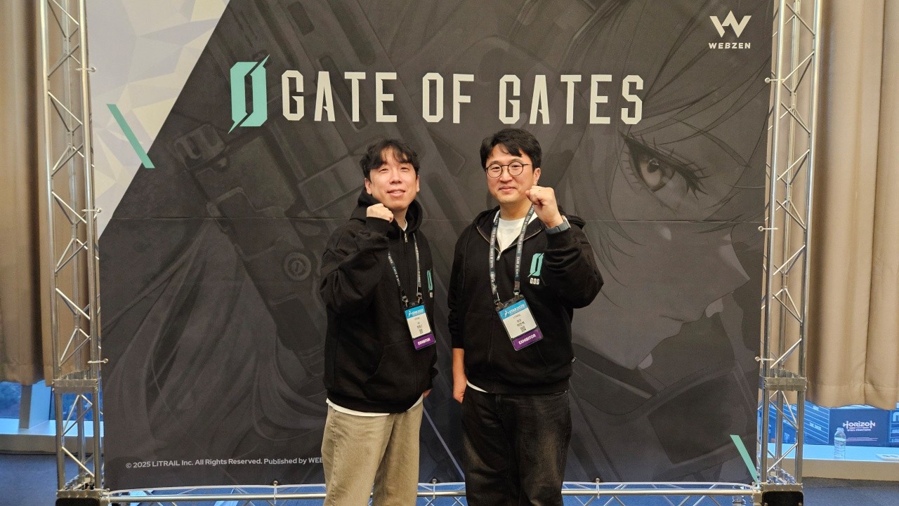 - 정명근 게이트 오브 게이츠 아트디렉터, 박찬혁 게이트 오브 게이츠 기획팀장 (사진=김영찬)