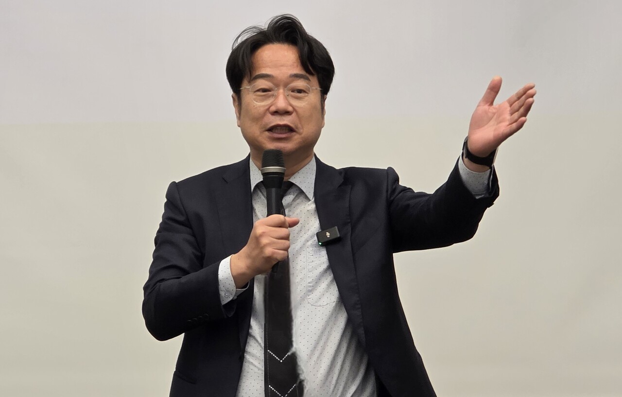 이재성 포럼 공동대표인 전 민주당 부산시당위원장. 사진=박명기