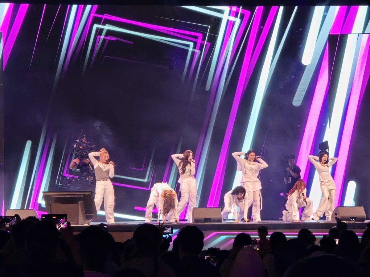 여자아이돌 빌리(Billie)의 콘서트 현장. 사진=이선진