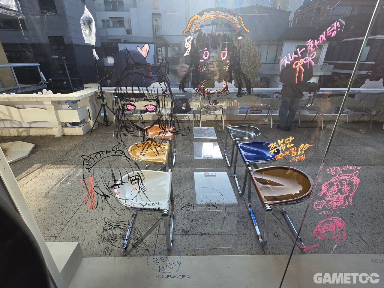 벽면에 붙어있는 그림이 상당히 귀엽다 (사진= 서동규 객원기자)