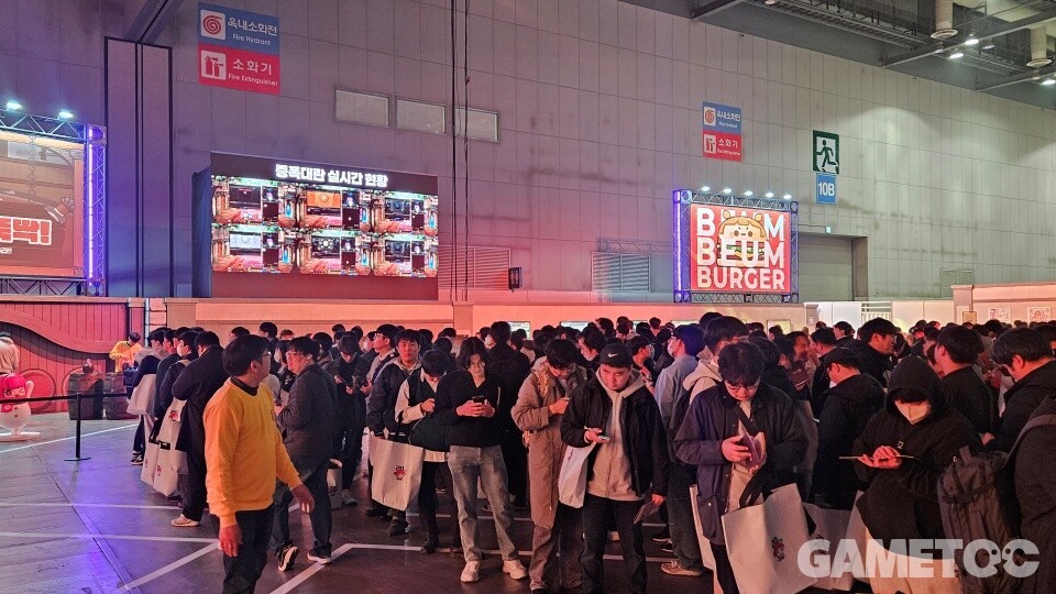 문패런 체험존이 가장 많은 대기열을 자랑했다 (사진=김영찬 기자)